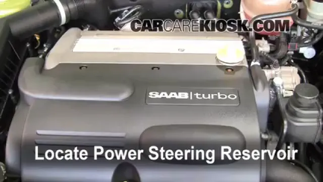 2004 Saab 9-3 Arc 2.0L 4 Cyl. Turbo Convertible (2 Door) Liquide de direction assistée Rajouter des liquides